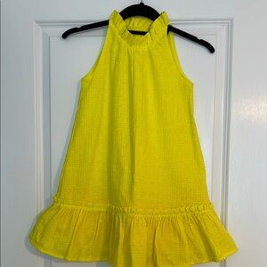 Janie and Jack Yellow Sleeveless Kids Dress